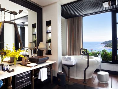 1 King Classic Terrace Suite Ocean View - Bathroom